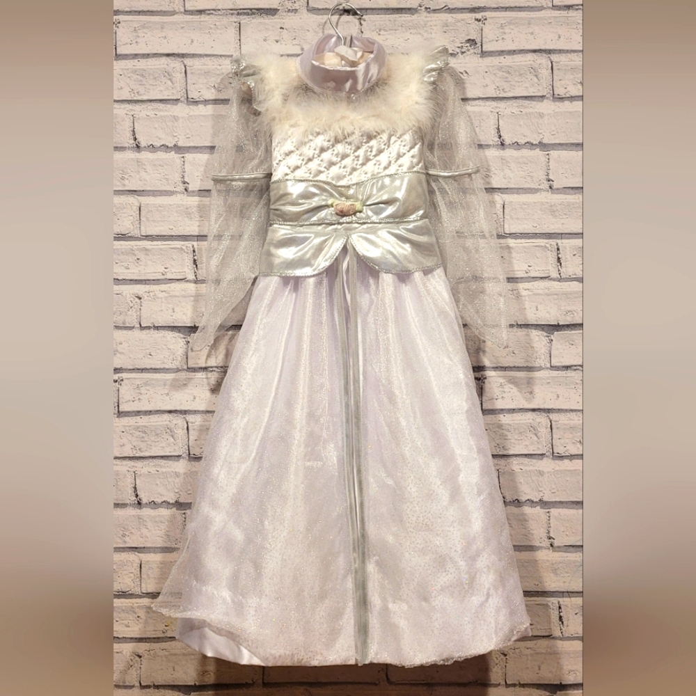 SNOW QUEEN HALLOWEEN COSTUME toddler girl size 5-6